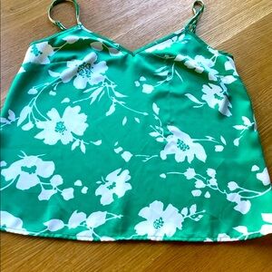J crew green tank top